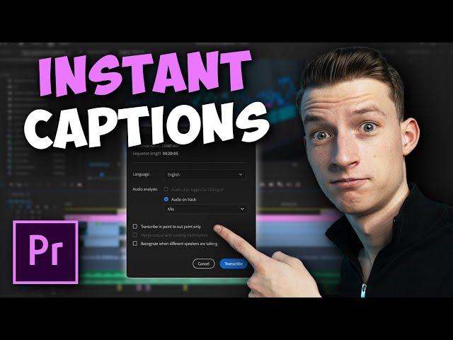 How To Create Animated Subtitles in Adobe Premiere Pro 2023 (Fast & Easy)