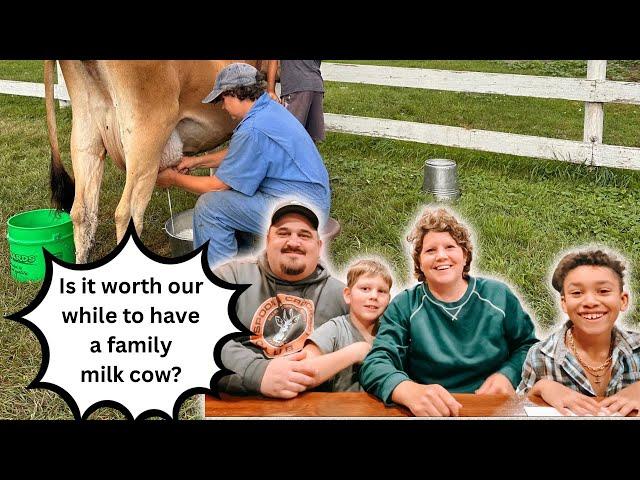 Is it Worth our While to Own a Family Milk Cow?