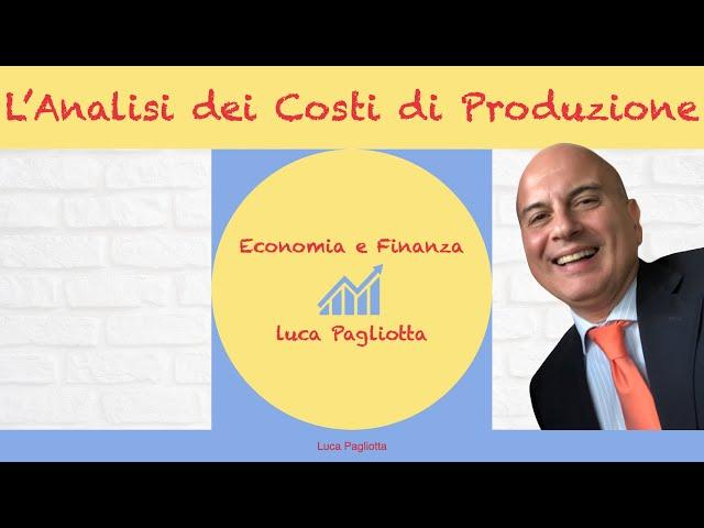 Analisi dei Costi di produzione