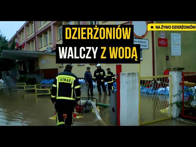 Dzierżoniów walczy z wielką wodą. "Wszystko zmienia się błyskawicznie"