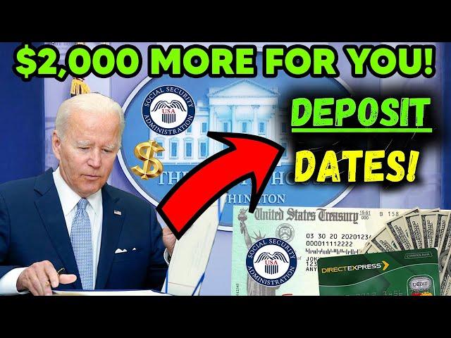 $2000 FOURTH Stimulus Checks DATE! SSI, SSDI MORE!! LOW INCOME SSI SSD RRB VA! Stimulus Check Update