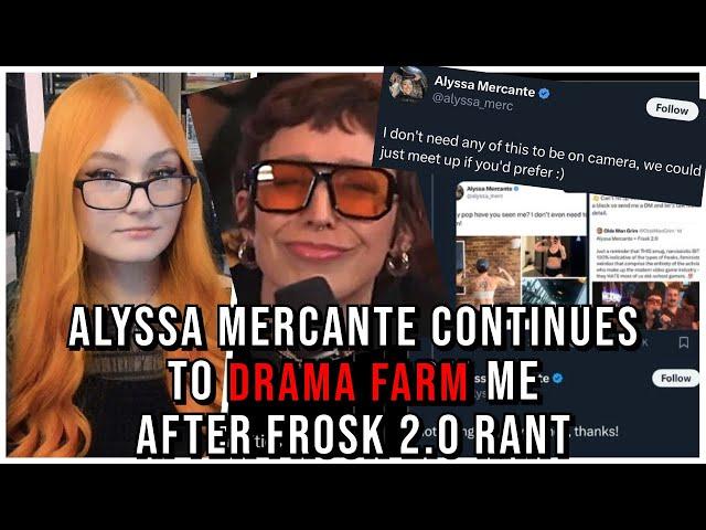 Alyssa Mercante Is Drama Farming After Declining Fight, Her Unhinged Frosk Rant Epically BACKFIRES