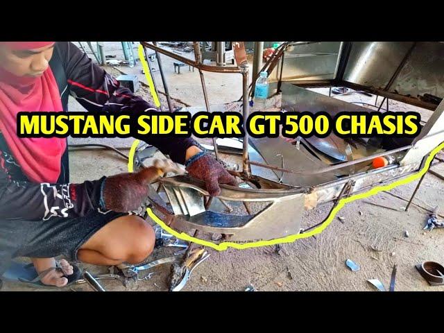 MUSTANG GT 500 SIDE CAR FRAME #sidecar #dailyvlog #sidecarmaker #howtomakesidecar