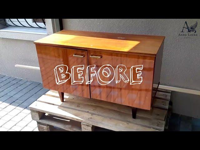 СТИЛЬНАЯ ПЕРЕДЕЛКА СОВЕТСКОЙ ТУМБЫ / ПЕРЕДЕЛКА СТАРОЙ МЕБЕЛИ / how to remake an old dresser