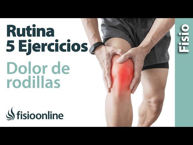 5 EJERCICIOS para DOLOR de RODILLAS