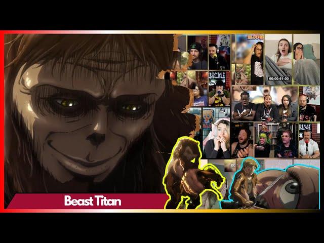 "BEAST TITAN?!" | Attack on Titan Season 2 Episode 01 REACTION MASHUP