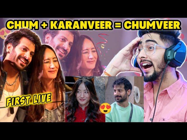 Karan and Chum Chumveer Cute Moments Bigg Boss 18 Reaction - Chanpreet Chahal