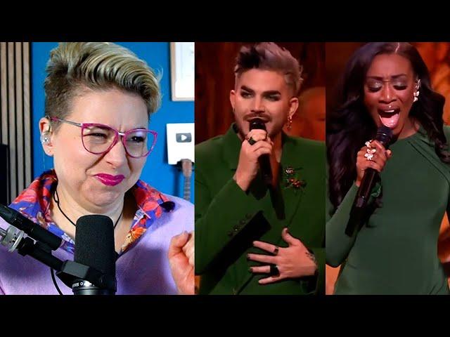 Vocal Coach Analysis: Adam Lambert & Beverley Knight x The Christmas Song" (Westminster Abbey)