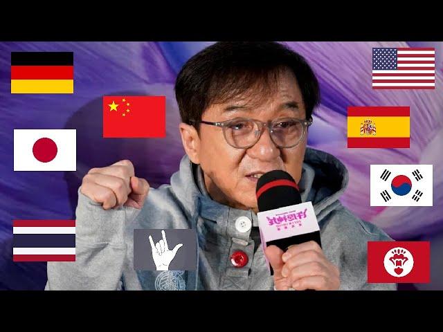 Jackie Chan Speaking 9 Languages