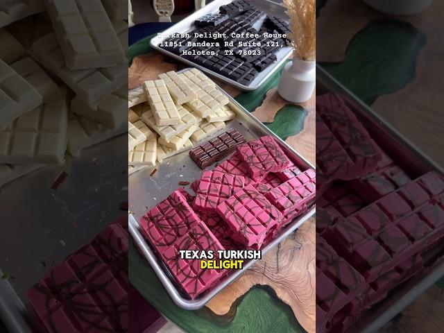 Viral Dubai Chocolate in San Antonio Texas - Turkish Delight #dubiachocolate #sanantoniotx