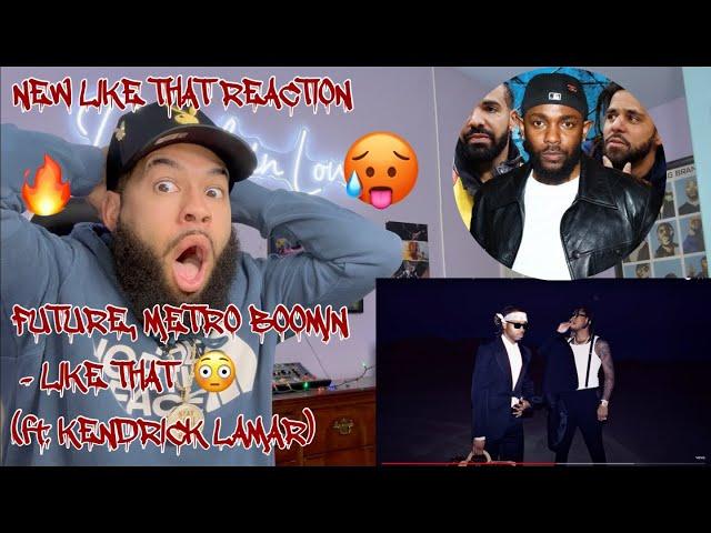 KENDRICK LAMAR IS HIM! | Future, Metro Boomin - Like That (Official Audio) [VibeWitTyREACTION!!!]