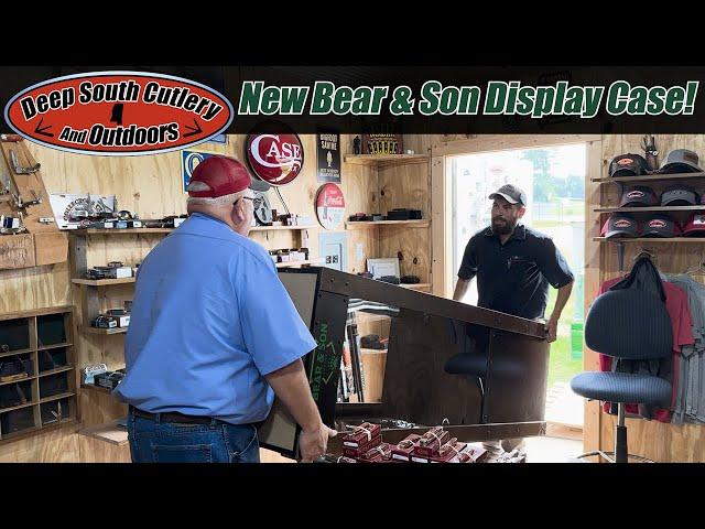 New Bear & Son Knife Display Case! Deep South Cutlery Shop Update! #Bear&Son #edcknife #blade