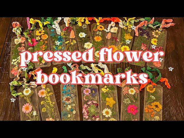 Craft Fair Idea #1 PRESSED FLOWER BOOKMARKSCraft Fair Series 2024