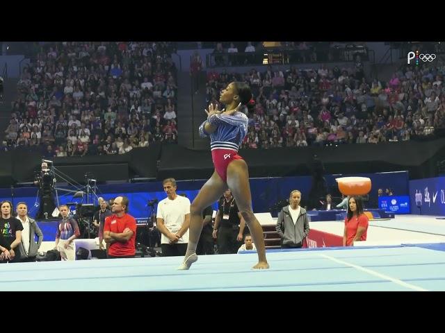 2024 Olympic Trials WAG Day 2 Floor cam