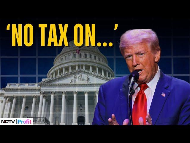 "No Tax On Tips, Overtime And Social Securtiy Benefits": Donald Trump | Big tax Relief For Americans