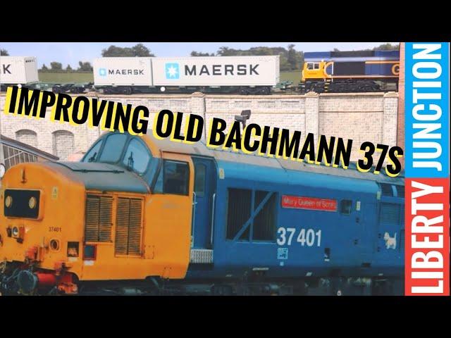 Improving Older Bachmann class 37s - speaker upgrade - Liberty Junction Ep49