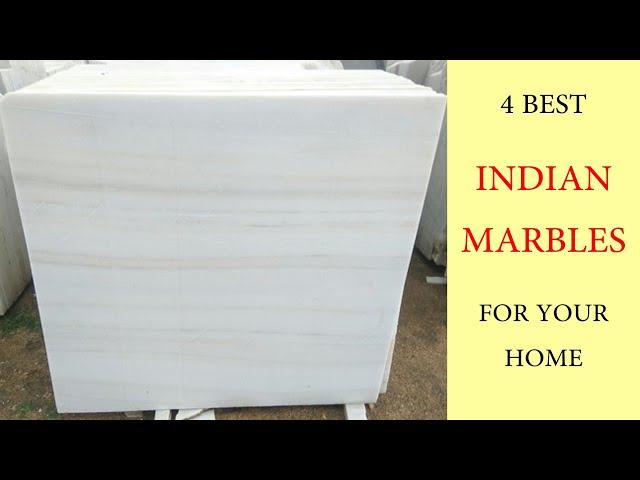 4 Best Indian Marbles for your home | Different types of Indian marbles | Makrana Marble