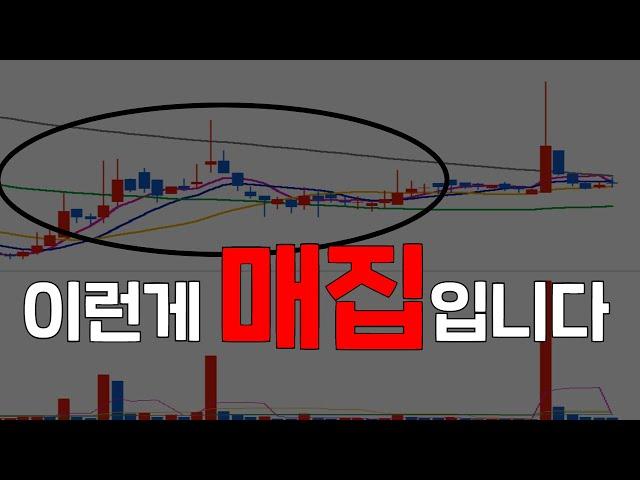 이런게 향후 500% 올라가는 세력의 '매집'입니다. 차트에 '이것' 보이면 다 때려박으세요. 1주일 내내 올라갑니다.