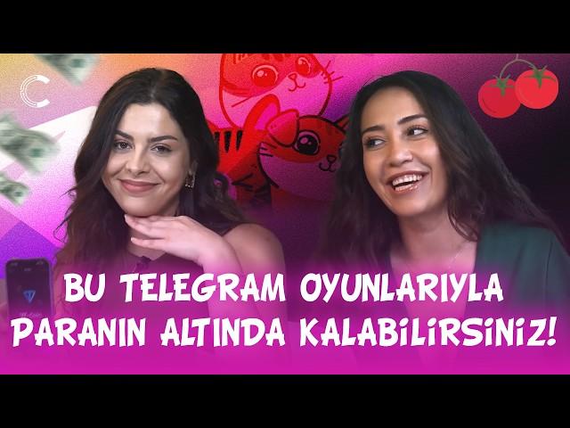 Para kazandıran Telegram oyunları! Catizen, Tomato, W