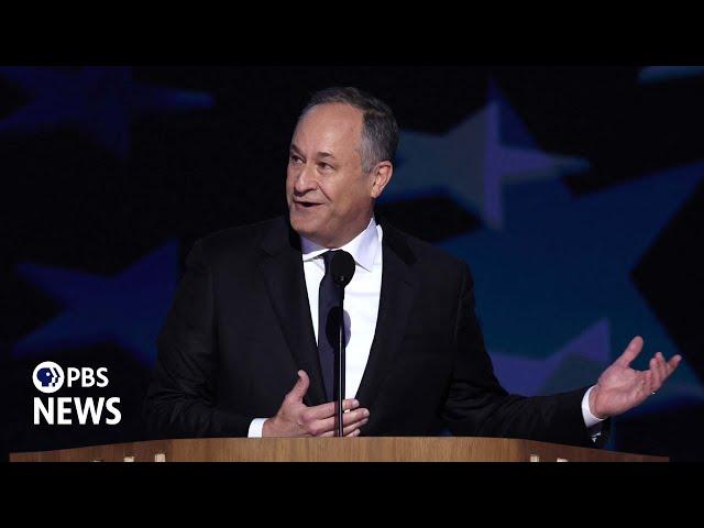 WATCH: Second gentleman Doug Emhoff speaks at 2024 Democratic National Convention | 2024 DNC Night 2