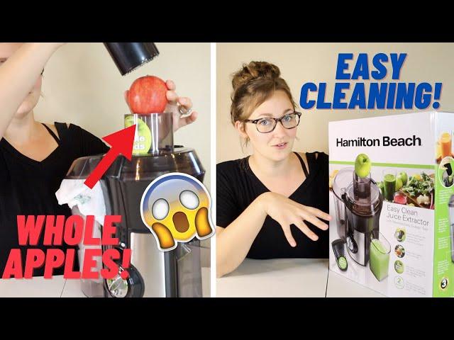 HAMILTON BEACH JUICER UNBOXING AND REVIEW 2021 | BIG MOUTH JUICE EXTRACTOR | EASY CLEAN SWEEP TOOL