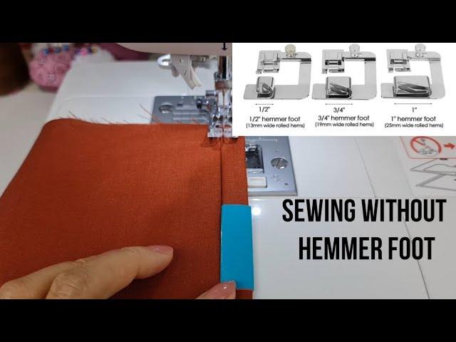 ⭐ 4 Clever Sewing tips and tricks to Save Your Money | How to sew Without Hemmer Foot