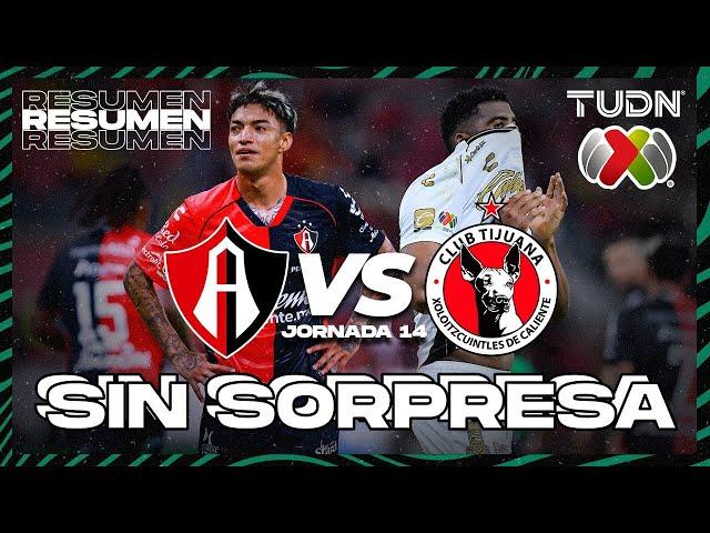 HIGHLIGHTS | Atlas vs Tijuana | Liga Mx -AP2024 - J14 | TUDN