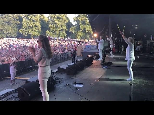 Tom Bailey performing at Shrewsbury Lets Rock 2019