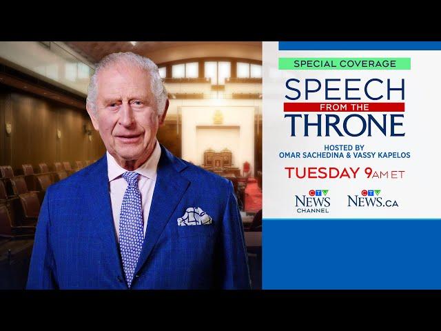 King Charles presents the speech from the throne in Ottawa | CTV News Special Coverage