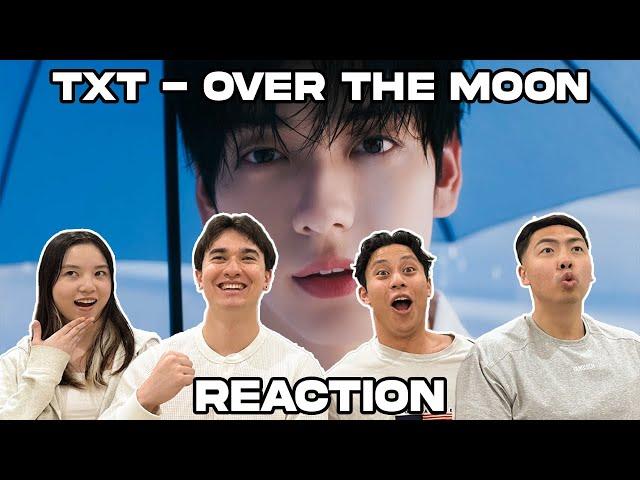 TXT (투모로우바이투게더) 'Over The Moon' REACTION!