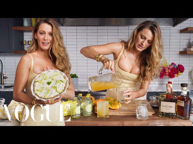 Blake Lively Makes Her Key Lime Pie | Now Serving | Vogue