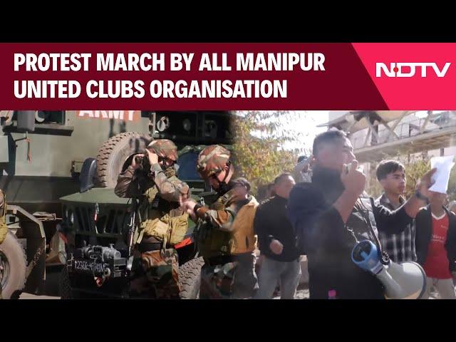 Manipur News | Manipur Situation Right Now | Protest March By All Manipur United Clubs Organisation