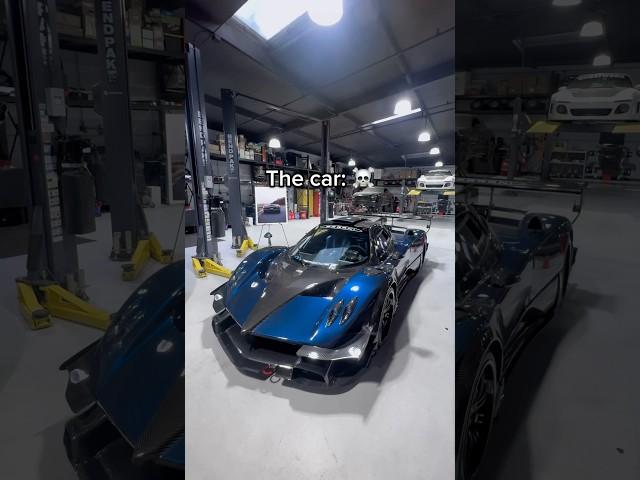 This Pagani is a BEAST #cars #carspotting #viral #shorts #hypercars #pagani