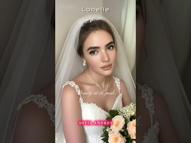SOFIA ANDRES gorgeously beautiful! #sofiaandres #sofia #viral #trending #fyp #gorgeous #bride