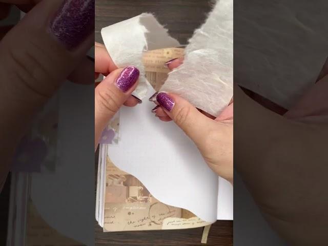 ASMR | Light Academia Theme | Letter J |Scrapbook With Me #shorts #scrapbooking #asmr #satisfying