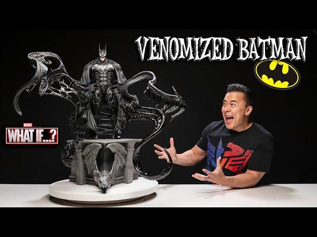 VENOMIZED BATMAN!!! What If Bruce Wayne Became Venom? Custom Statue Review