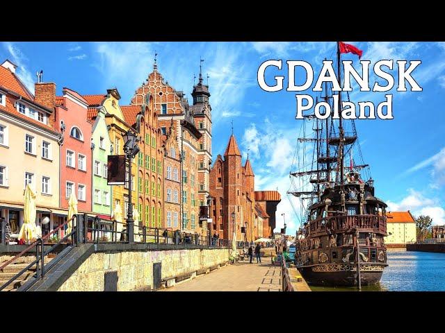 Gdansk, Poland  - Walking Tour in 4K 60fps (▶93min) - September 2023