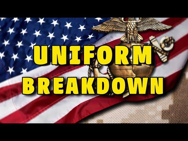 Marine Corps Uniform Breakdown | Marine Corps Uniforms | ALL MARINE CORPS UNIFORMS