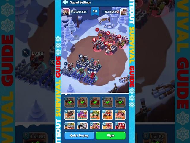  The Team That Secured a Smooth Win on Stages 521 - 525 | Whiteout Survival ️