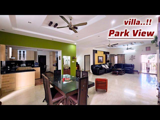 4 Bhk || G+2 TRIPLEX VILLA For Sale || Corner Villa || Park View || Hyderabad [ Furnished ]