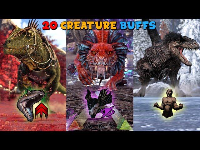 20 Dino/Creature BUFFS & Debuffs Every ARK Player Needs To Know.