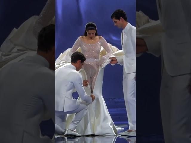 Sara sampaio walking for pronovias Bridal Spring 2024 Fashion show 