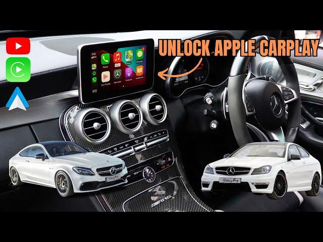 Add CarPlay to your C63/C63S with this easy trick. (CarPlay / Android Auto WIRELESS)