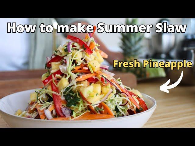 How to make a Pineapple Slaw | 31 Days of BBQ