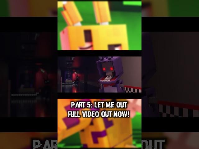 Springtrap is alive! Watch Let Me Out! #fnaf #fivenightsatfreddys #minecraft