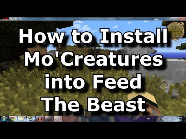 How to Install Mo' Creatures into Feed the Beast
