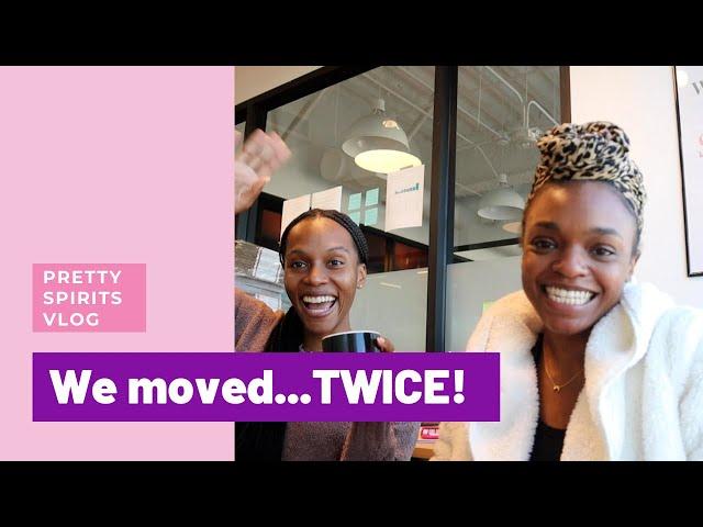 We Moved To A New Office Part 1 | Pretty Spirits Vlog