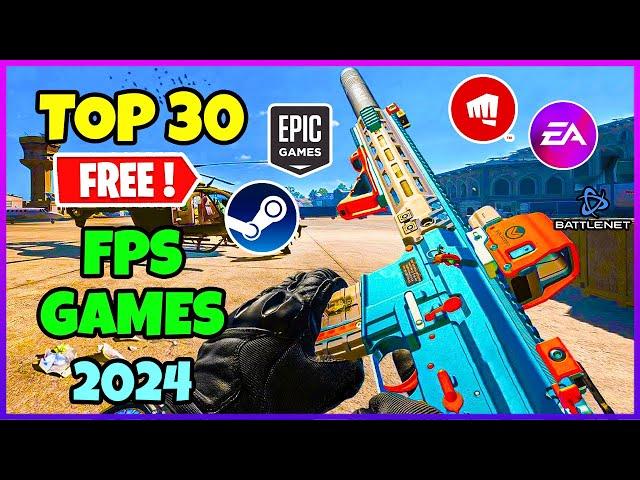 TOP 30 FREE FPS Games you should play in Early 2024