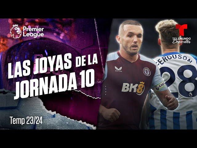 Mira las mejores anotaciones de la décima jornada | Premier League | Telemundo Deportes