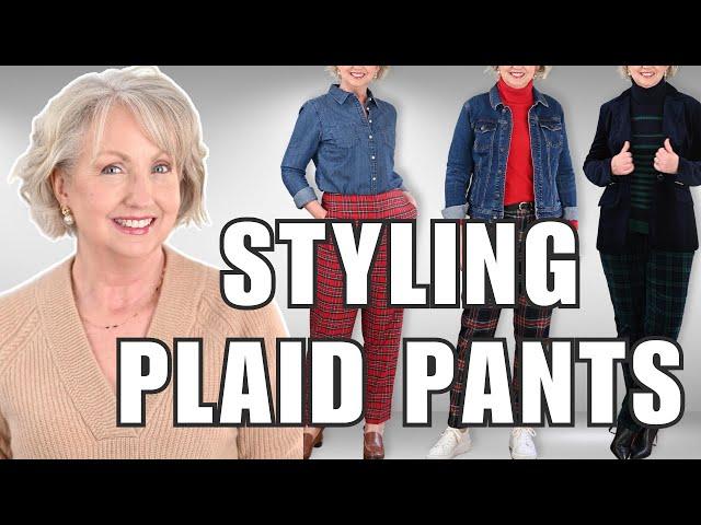 How to Wear Plaid Pants Stylishly for the Holidays